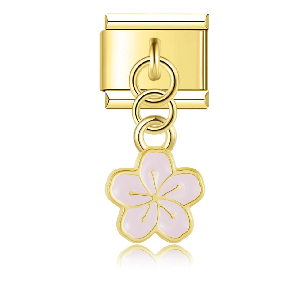 Blush Cherry Blossom Pendant Charm