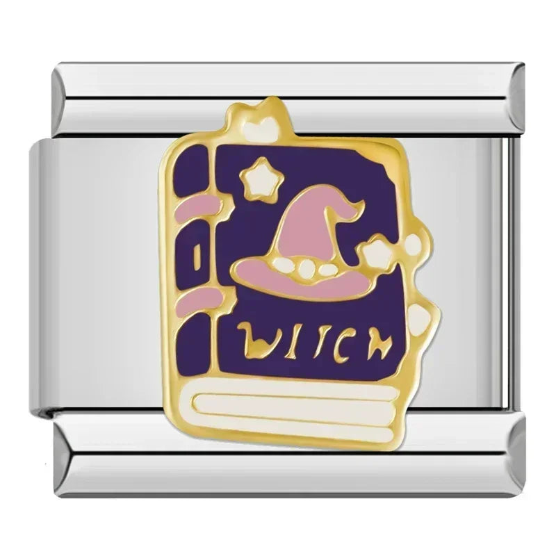 Witch Spell Book Charm