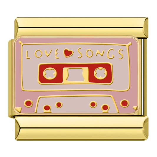 Love Songs Cassette Charm