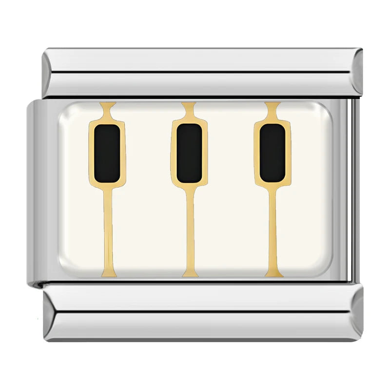 Piano Keys Charm