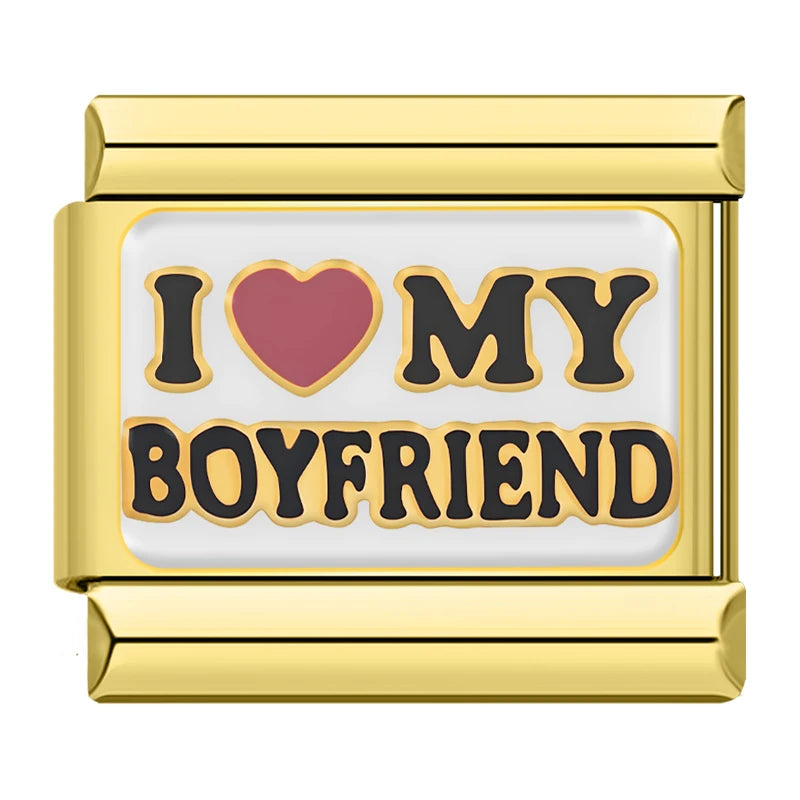 I Love My Boyfriend Charm