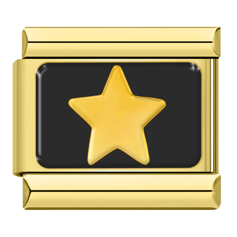 Gold Star Charm