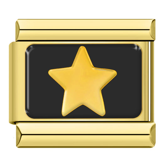 Gold Star Charm