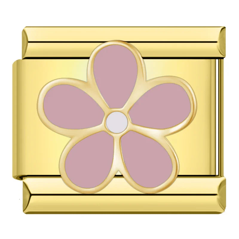 Pink Flower Charm