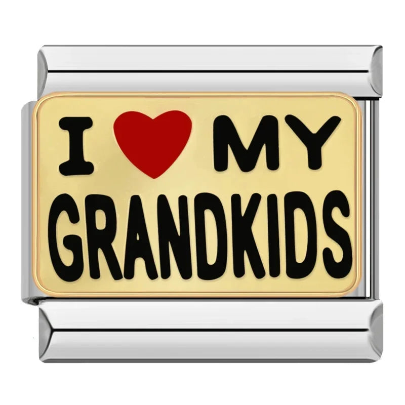 I Love My Grandkids Charm