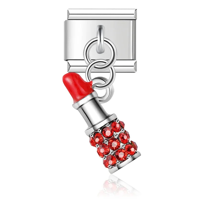 Red Lipstick Pendant Charm