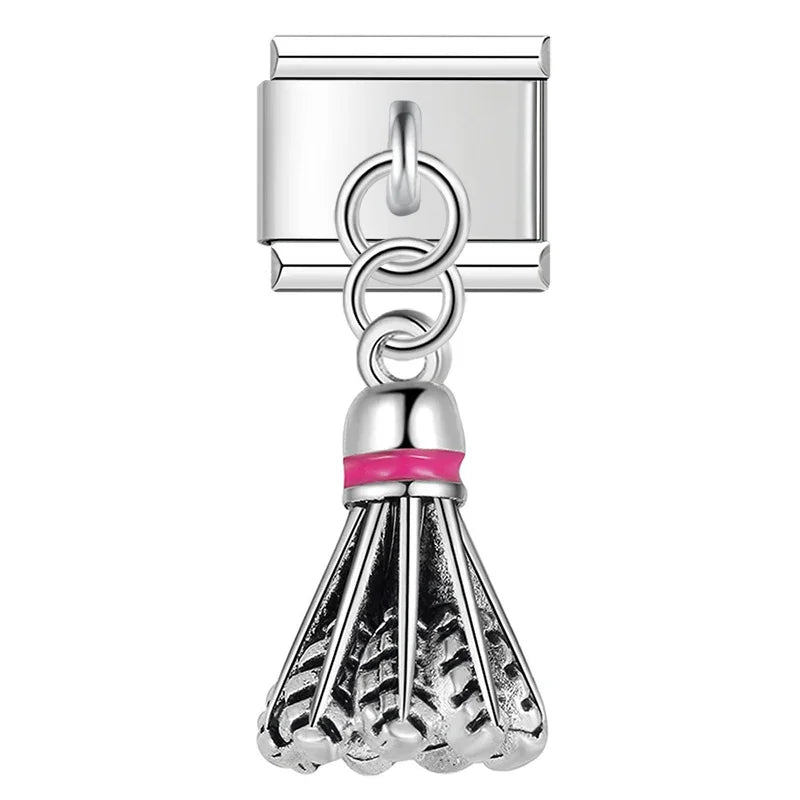 Badminton Shuttlecock Pendant Charm