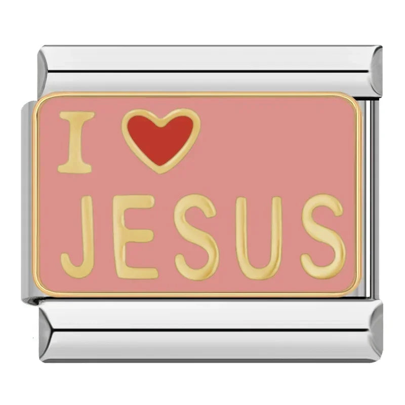 I Love Jesus Charm