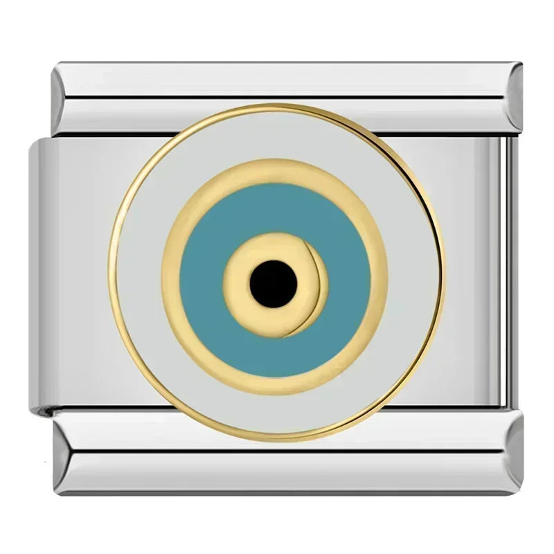 Teal Evil Eye Charm