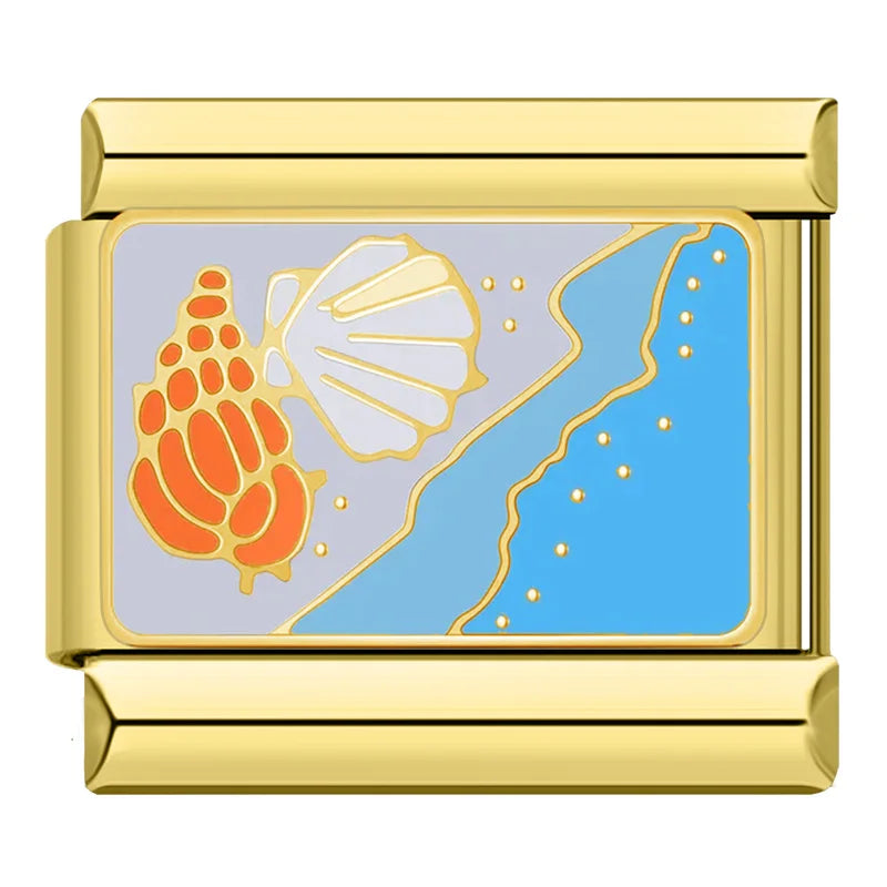 Seashells Beach Charm