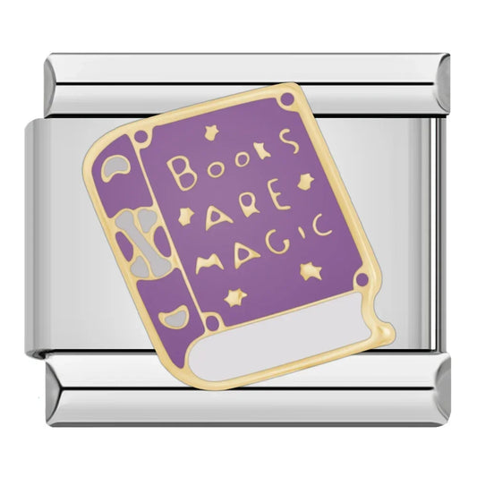 Books Are Magic Charm
