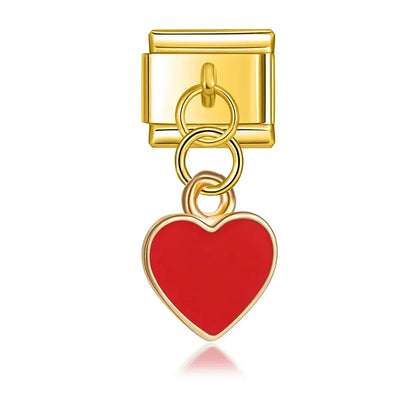 Red Heart Pendant Charm