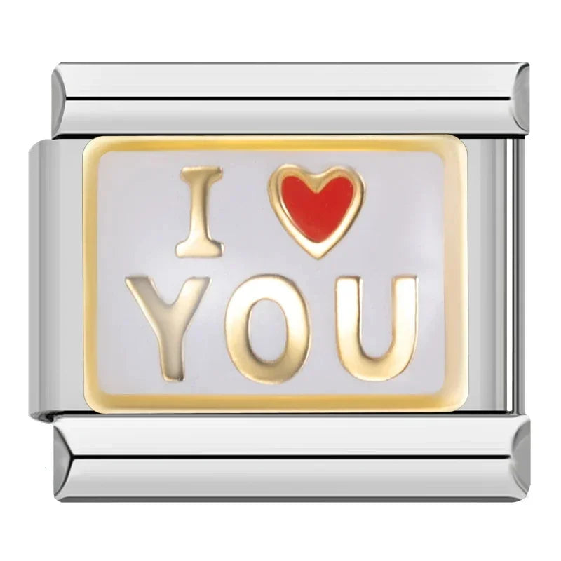 I Love You White Charm