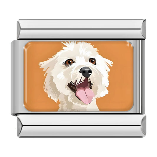 Maltese Dog Charm
