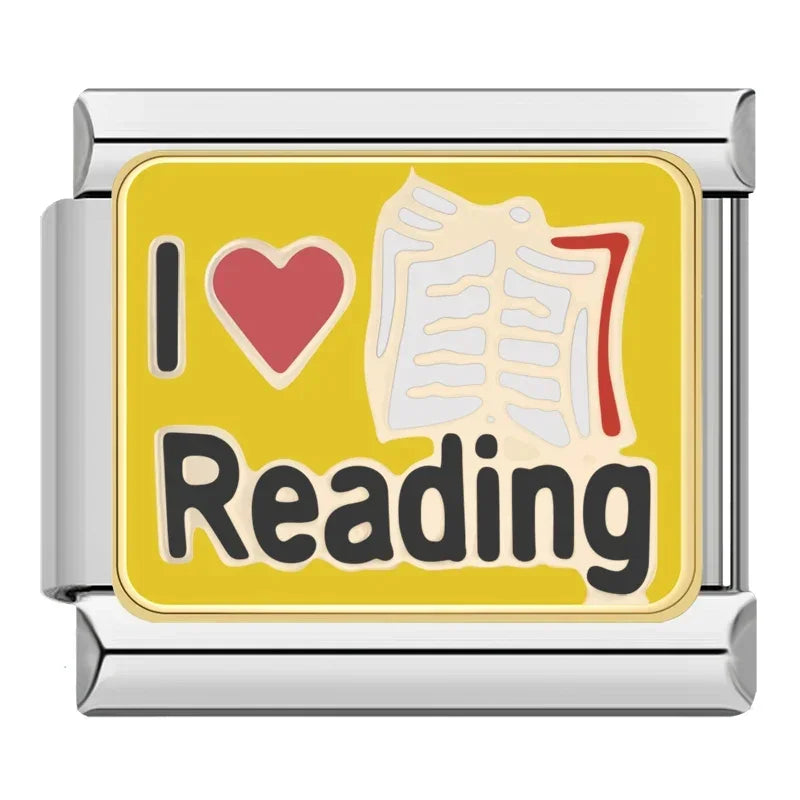 I Love Reading Charm
