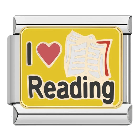I Love Reading Charm