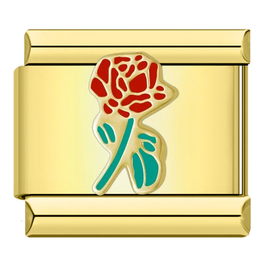 Rose Flower Charm