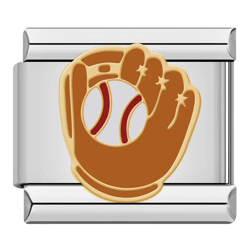 Baseball & Mitt Charm