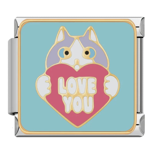 Love You Cat Charm