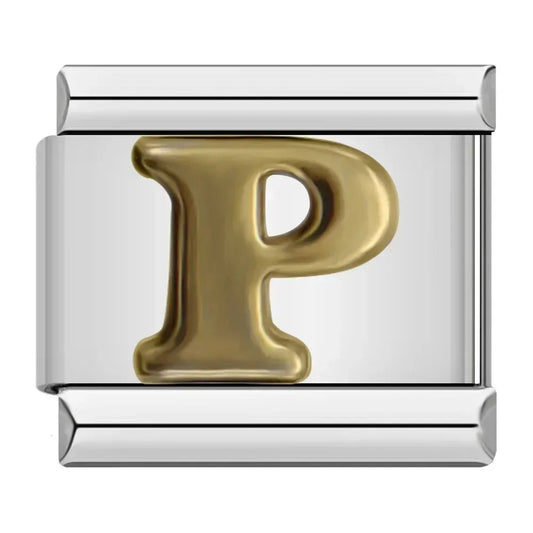 Letter P Charm