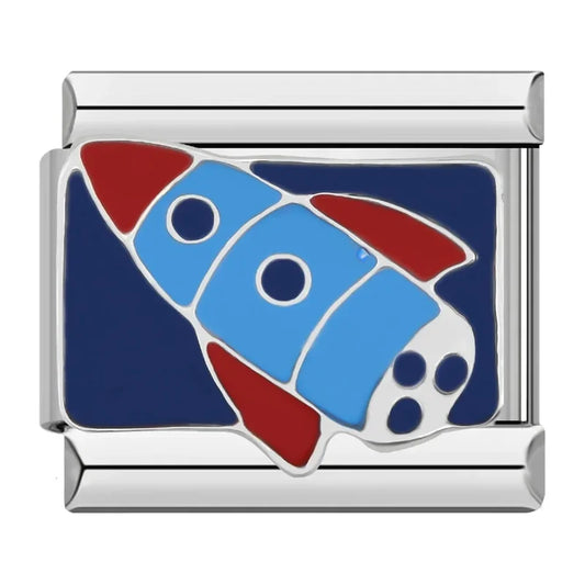 Rocket Ship Charm