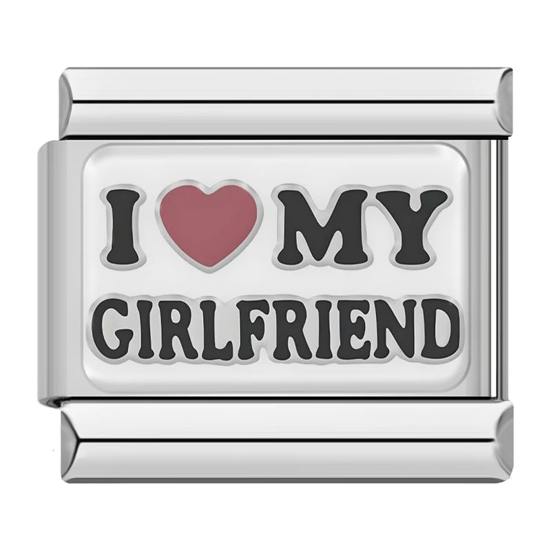 I Love My Girlfriend Charm