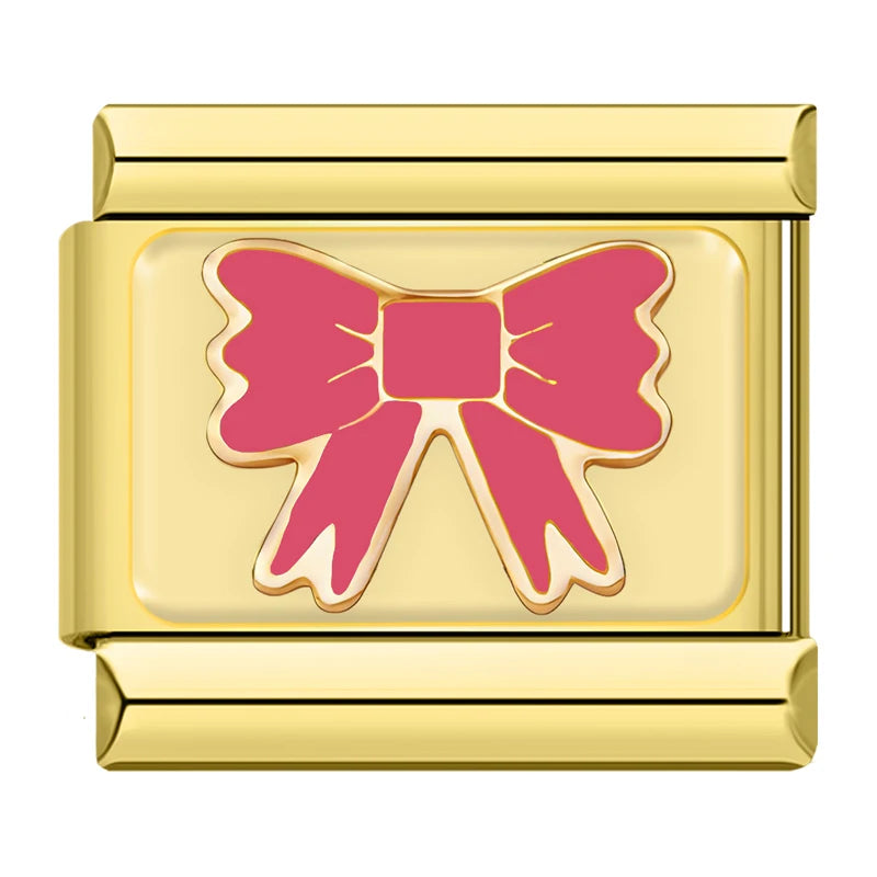 Pink Bow Charm
