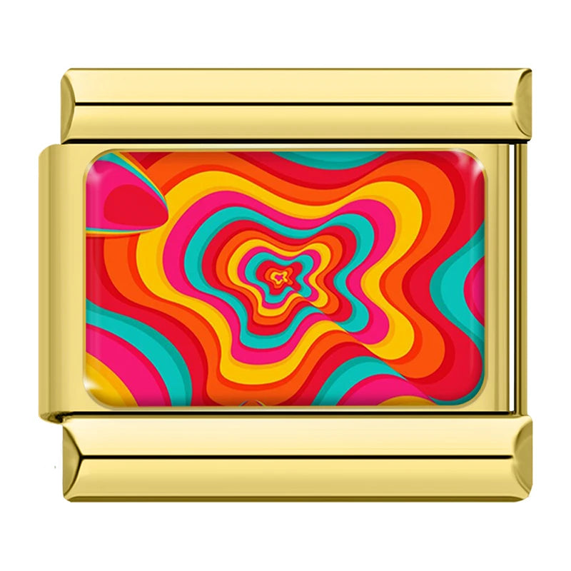 Tie Dye 5 Charm