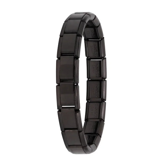 Italian Charm Base Bracelet (Black)