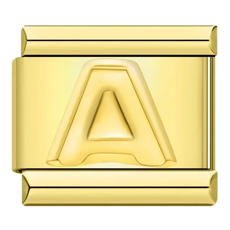 Gold Letter Charms