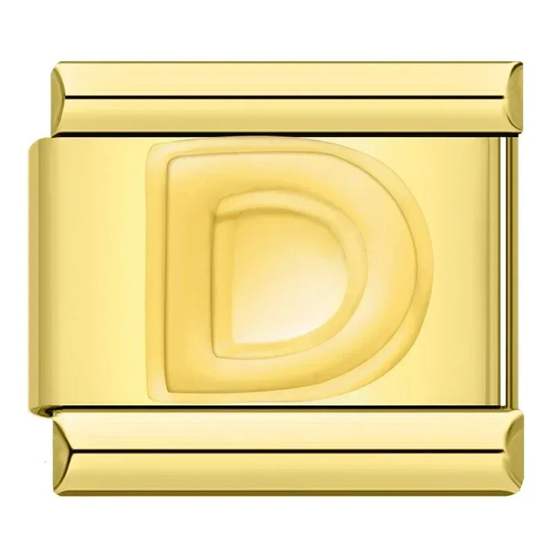 Gold Letter Charms