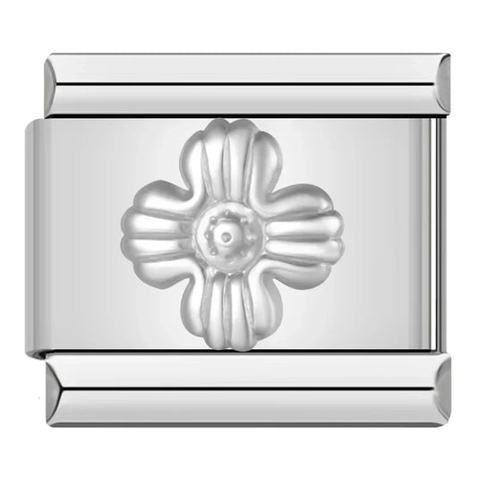 Silver Flower Charm
