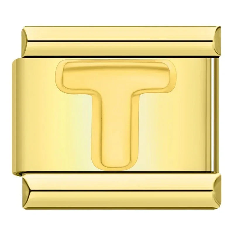 Gold Letter Charms