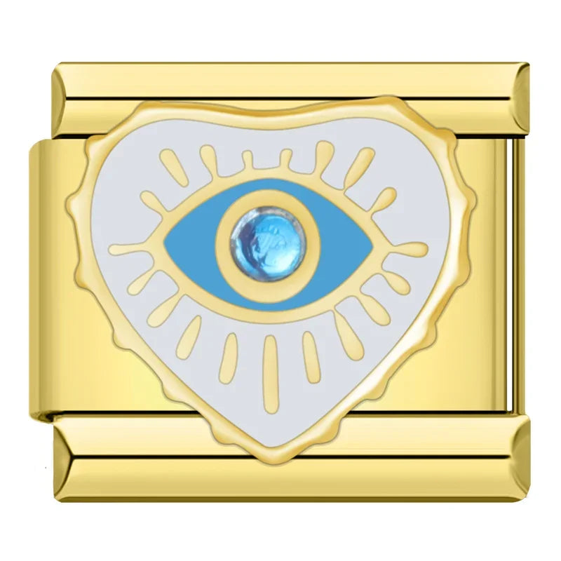 Eye Blue Gem Charm
