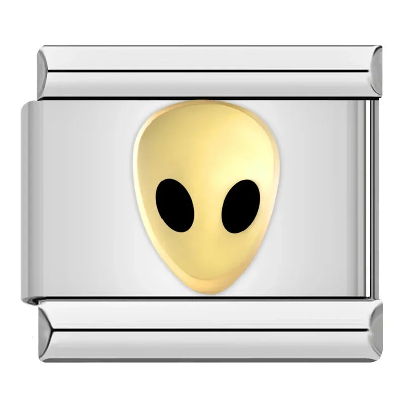 Alien Head Charm