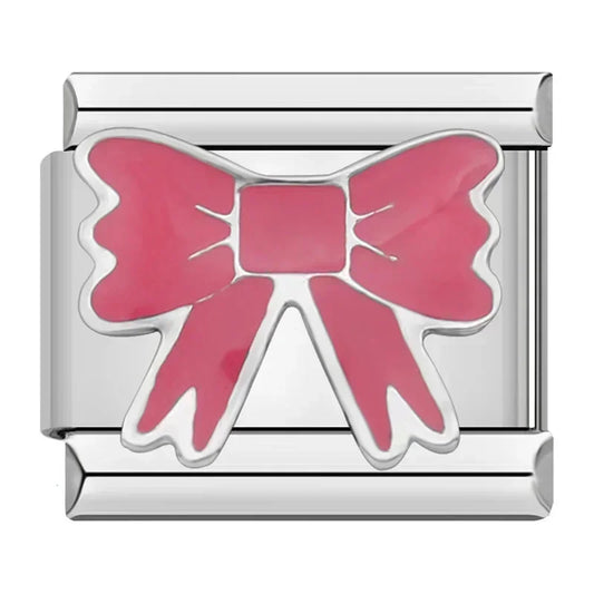 Pink Bow Charm