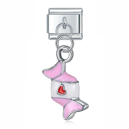 Pink Candy Pendant Charm