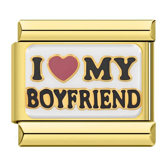I Love My Boyfriend Charm