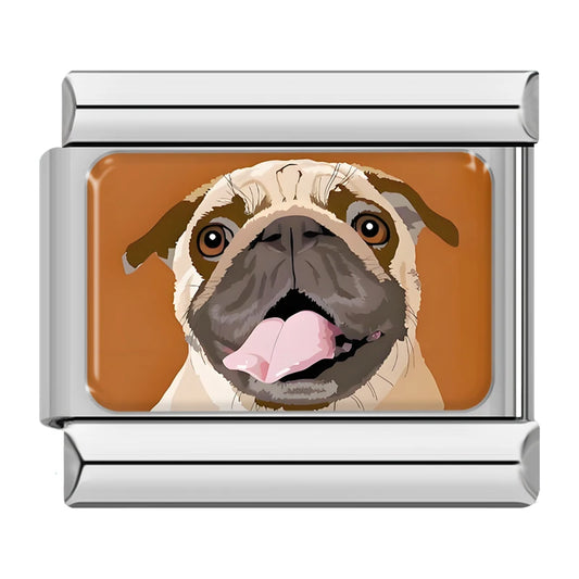 Pug Dog Charm