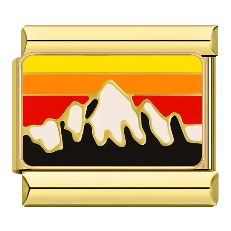 Retro Mountain Charm