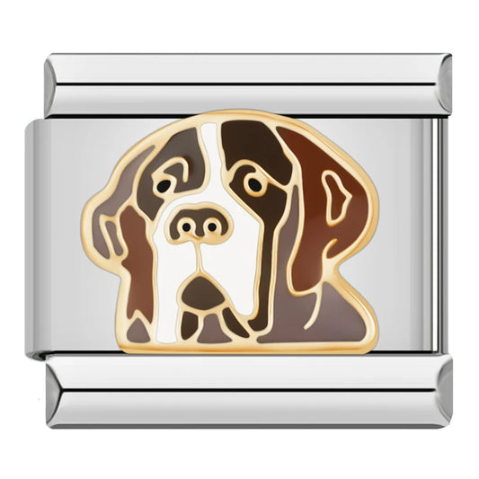 Saint Bernard Dog Charm