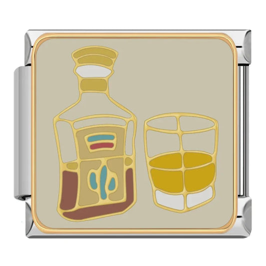 Tequila Liquor Alcohol Bottle Charm