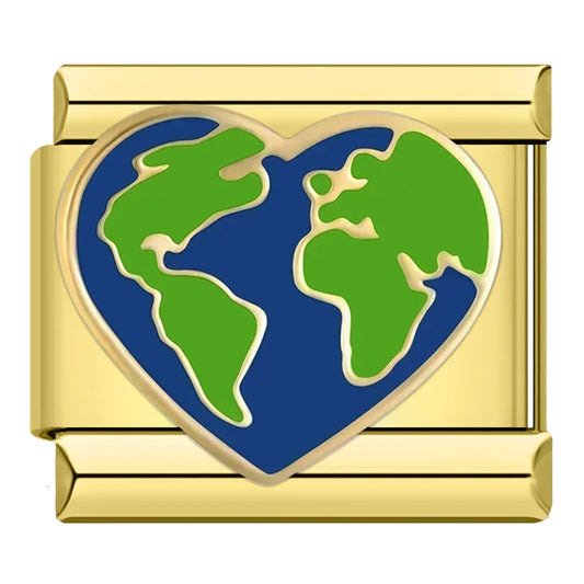 Earth Heart Charm