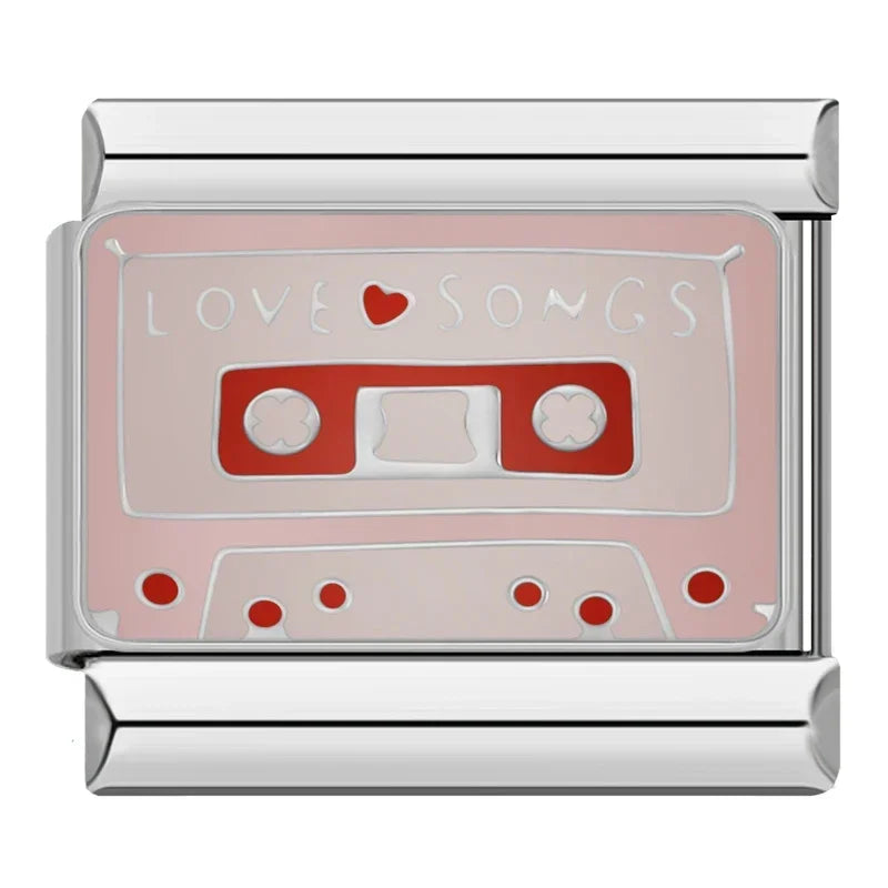 Love Songs Cassette Charm