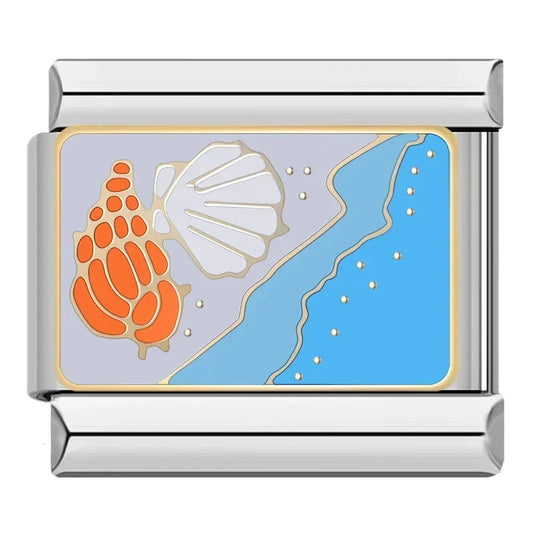 Seashells Beach Charm