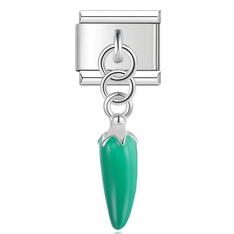 Green Pepper Pendant Charm