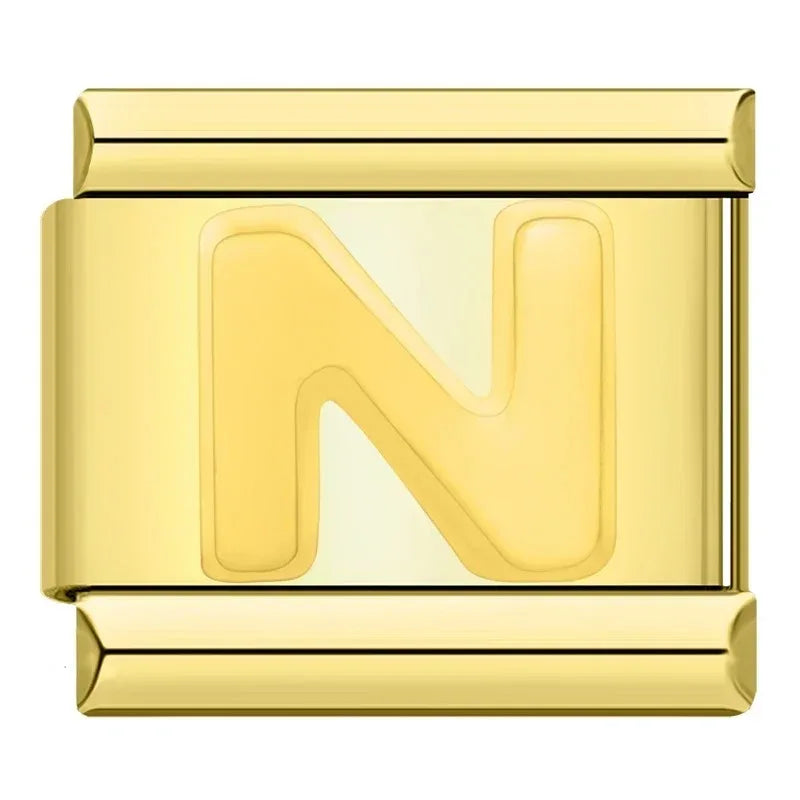 Gold Letter Charms