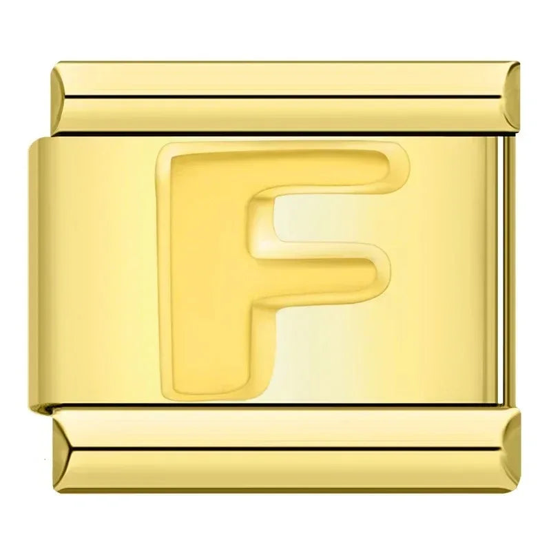Gold Letter Charms