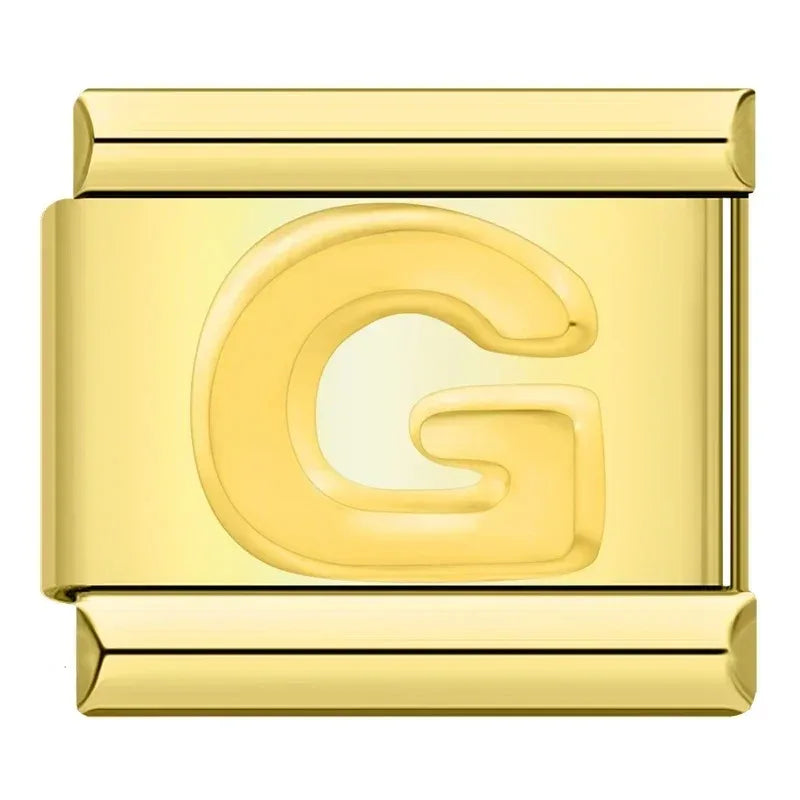 Gold Letter Charms