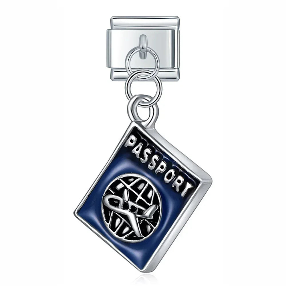 Passport Pendant Charm